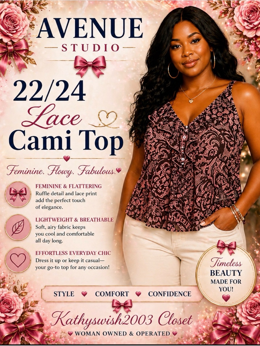 Avenue 22/24 Women’s Cami Top